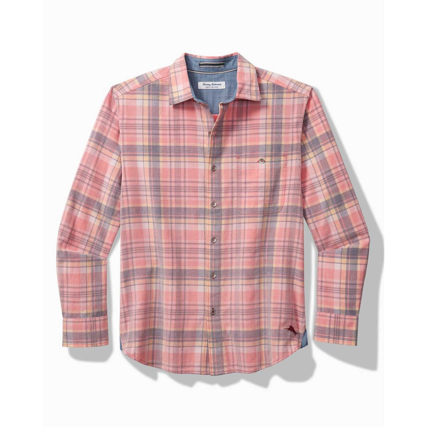 Tommy Bahama Coastline Cord Tranquil Check Long Sleeve Shirt