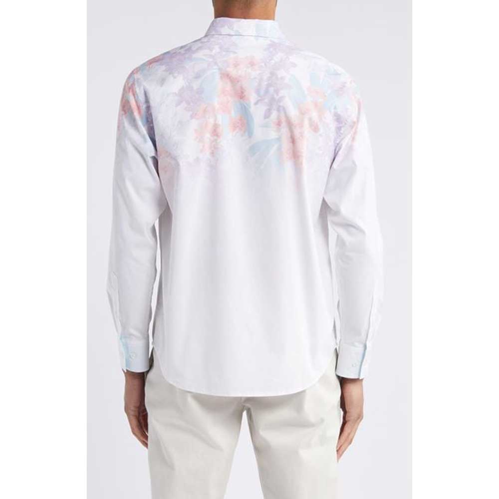 Tommy Bahama Sarasota Stretch Fade La Fleur Floral Islandzone Button-up Shirt