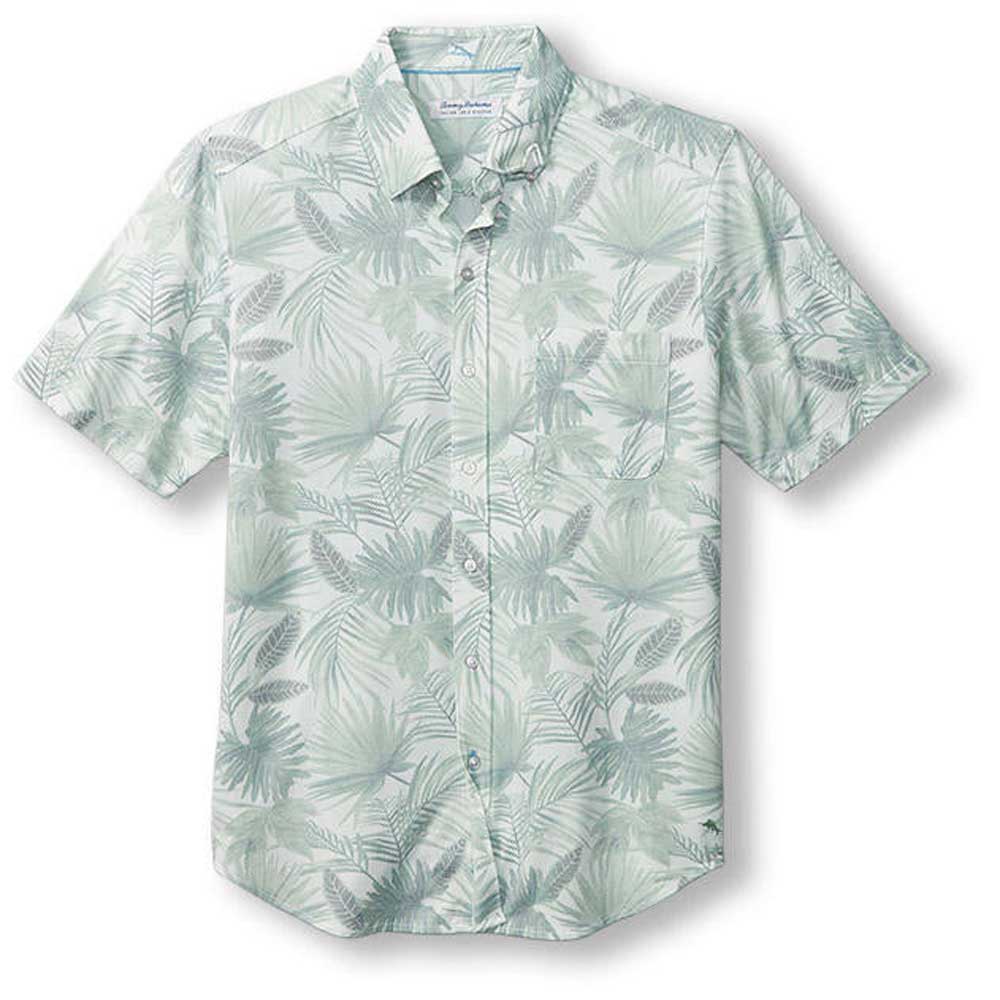 Tommy Bahama Men's Camp Shirt - Paradise Green
