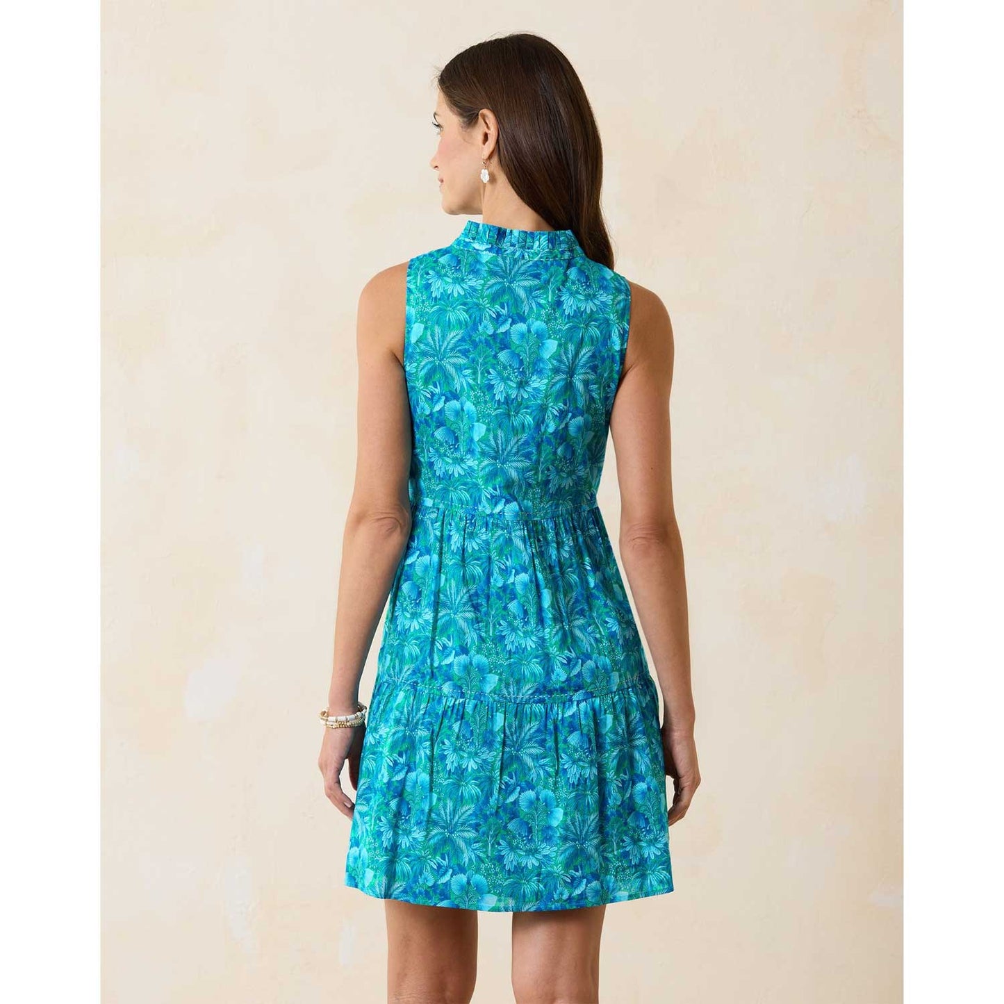 Tommy Bahama Petit Palma Sleeveless Short Dress - Atlantis Teal