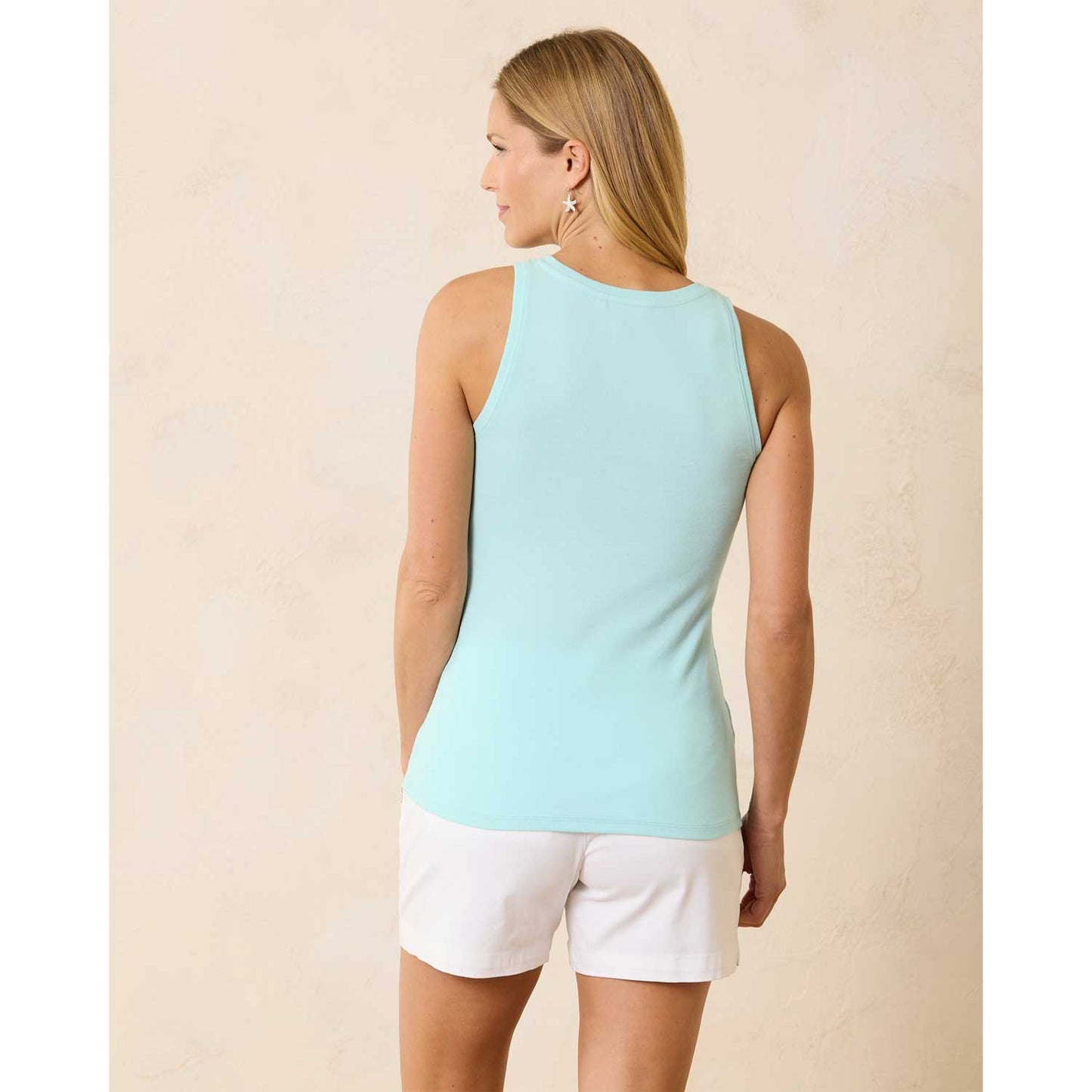 Tommy Bahama Barrier Bay Rib Tank Top - Plume