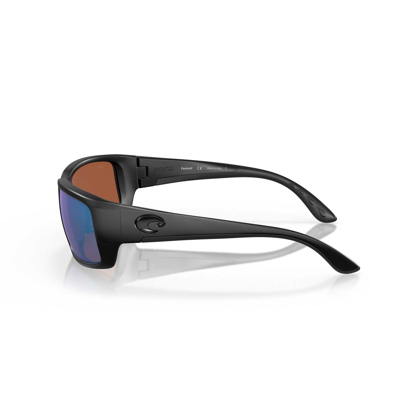 Costa Sunglasses Fantail Polarized - Blackout Frame W/Green Mirror Glass Lens