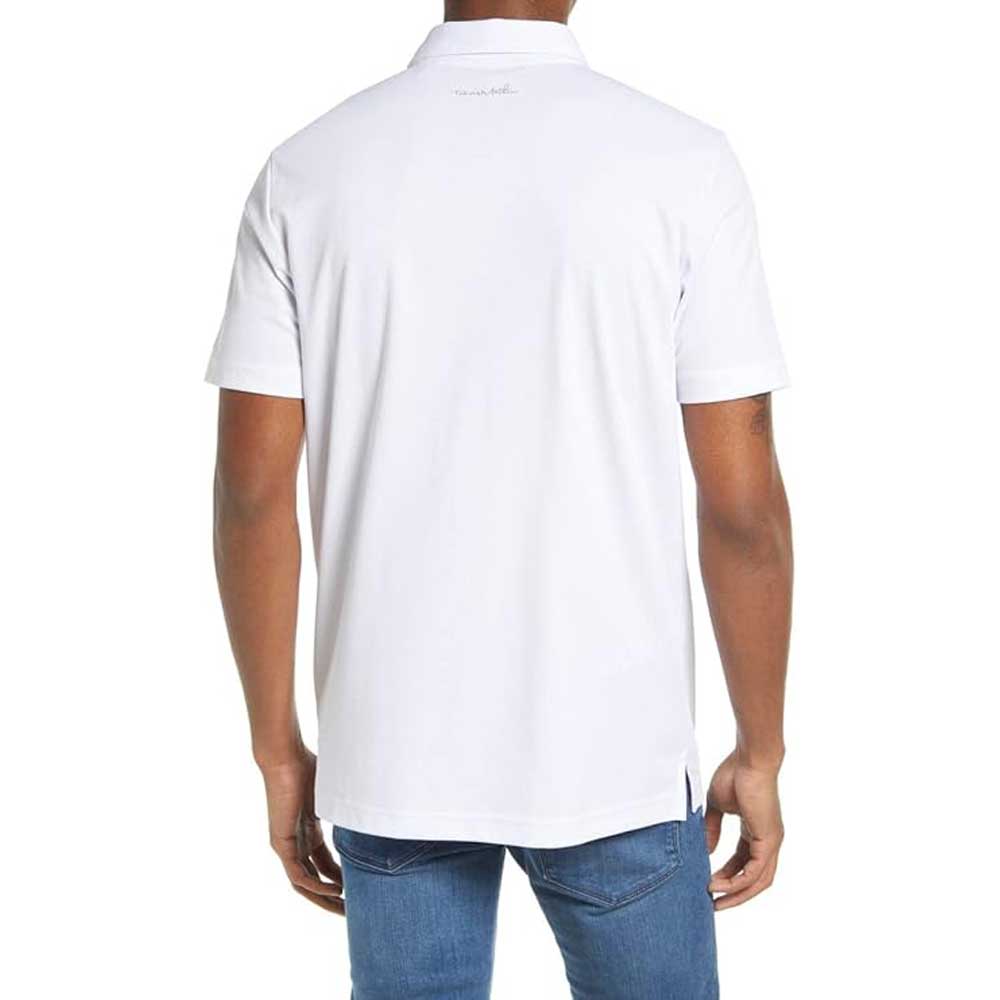 Travis Mathew Sockey Men's Performance Polo Shirt - White