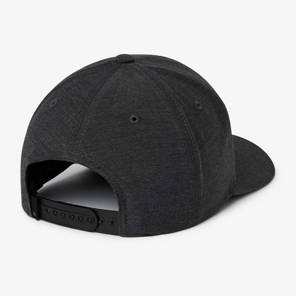 Travis Mathew Sand Barred Snapback Hat - Heather Dark Gray