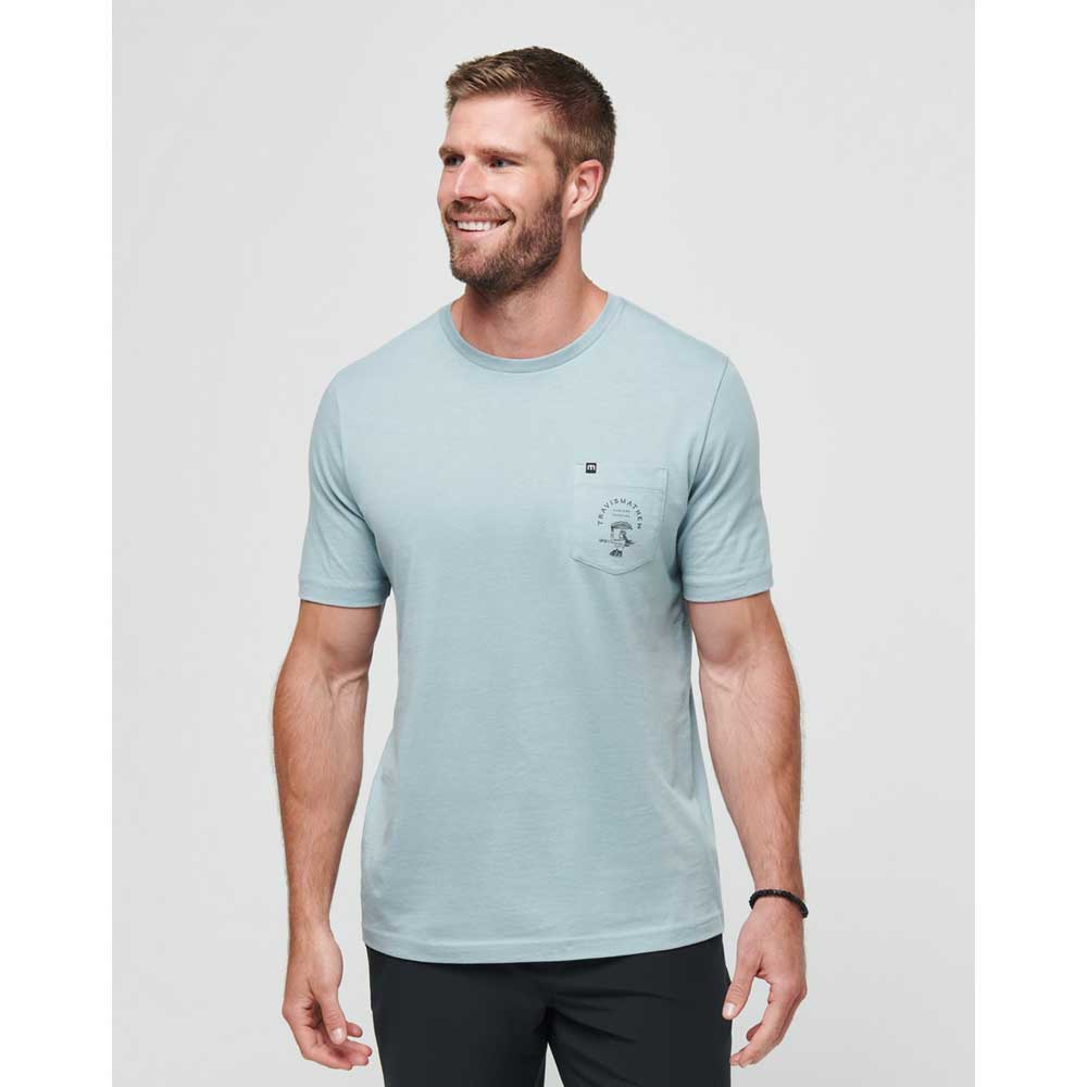 Travis Mathew Forbidden Isle Men's T-Shirt - Arona Blue