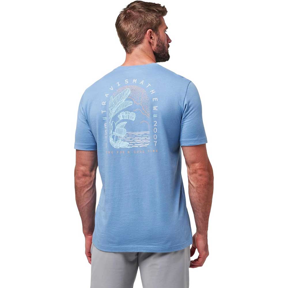 Travis Mathew Cowries Pima Cotton Golf T-Shirt - Quite Harbor