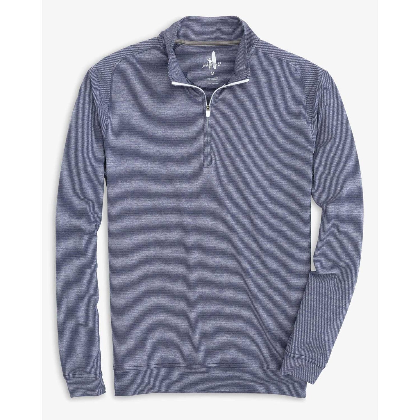 Johnnie-O Vaughn Striped Performance 1/4 Zip Pullover
