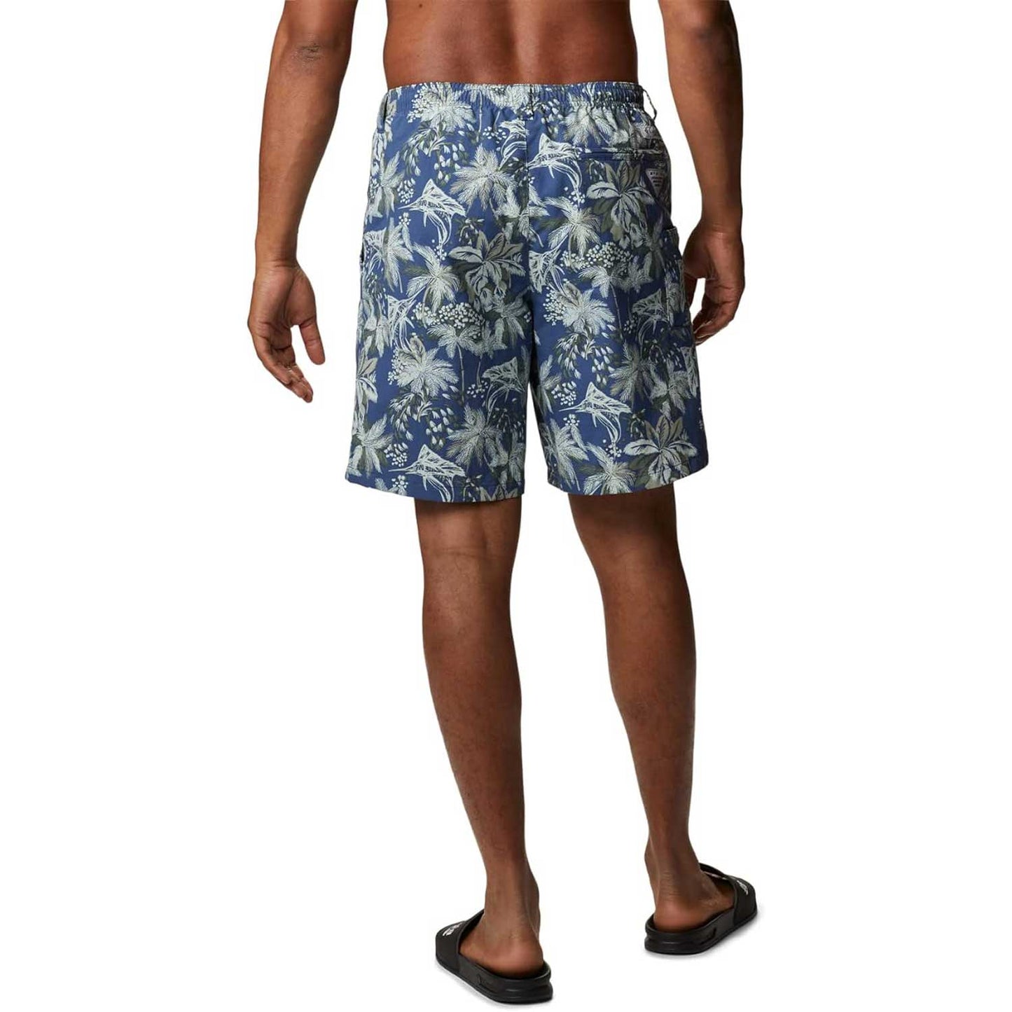 Columbia Sportswear Super Backcast Water Short 8" - Carbon Festive Fishin Print
