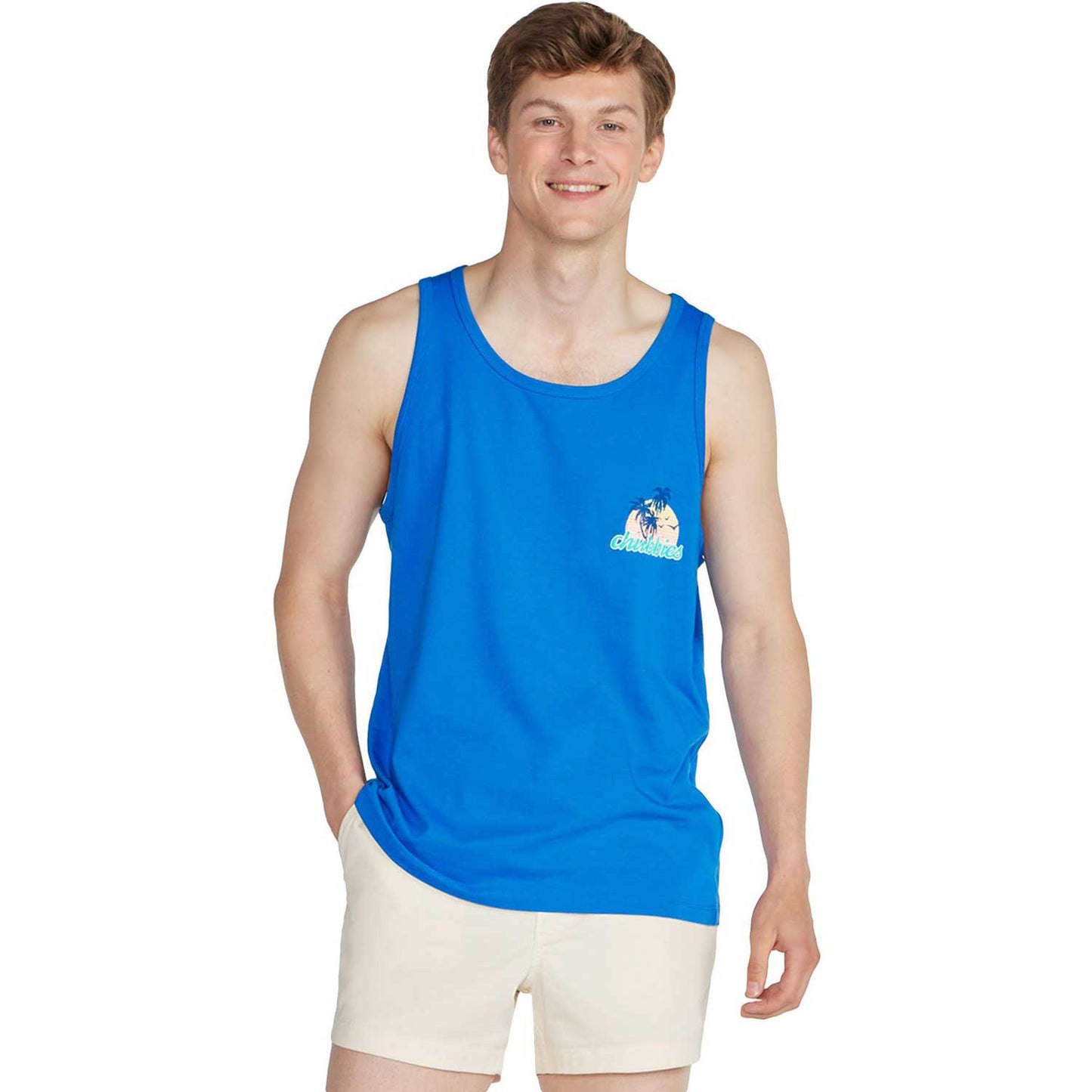 Chubbies The Giant Wave Tank Top - Blue