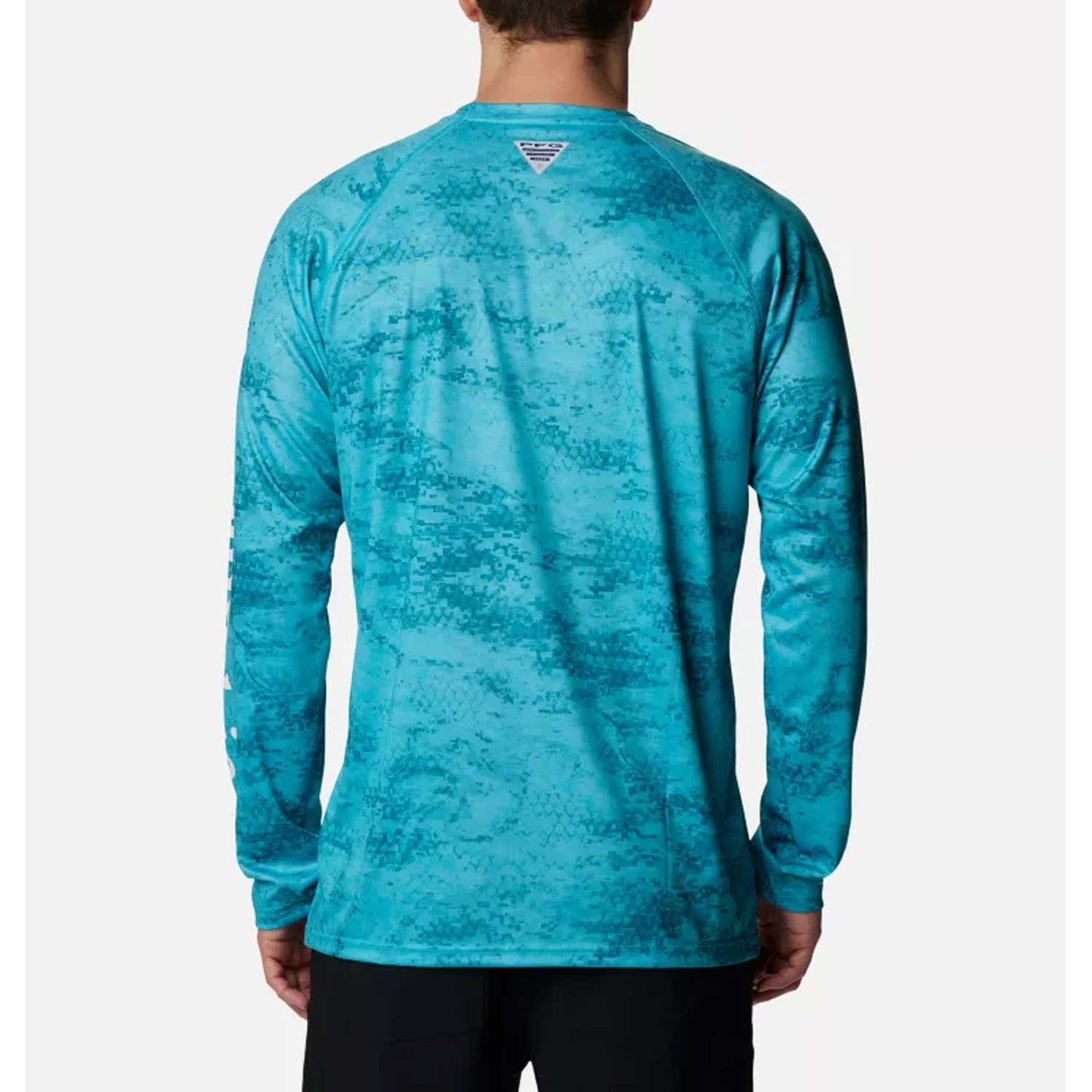 Columbia Sportswear Super Terminal Tackle Long Sleeve Shirt - Turquoise PFG Camo