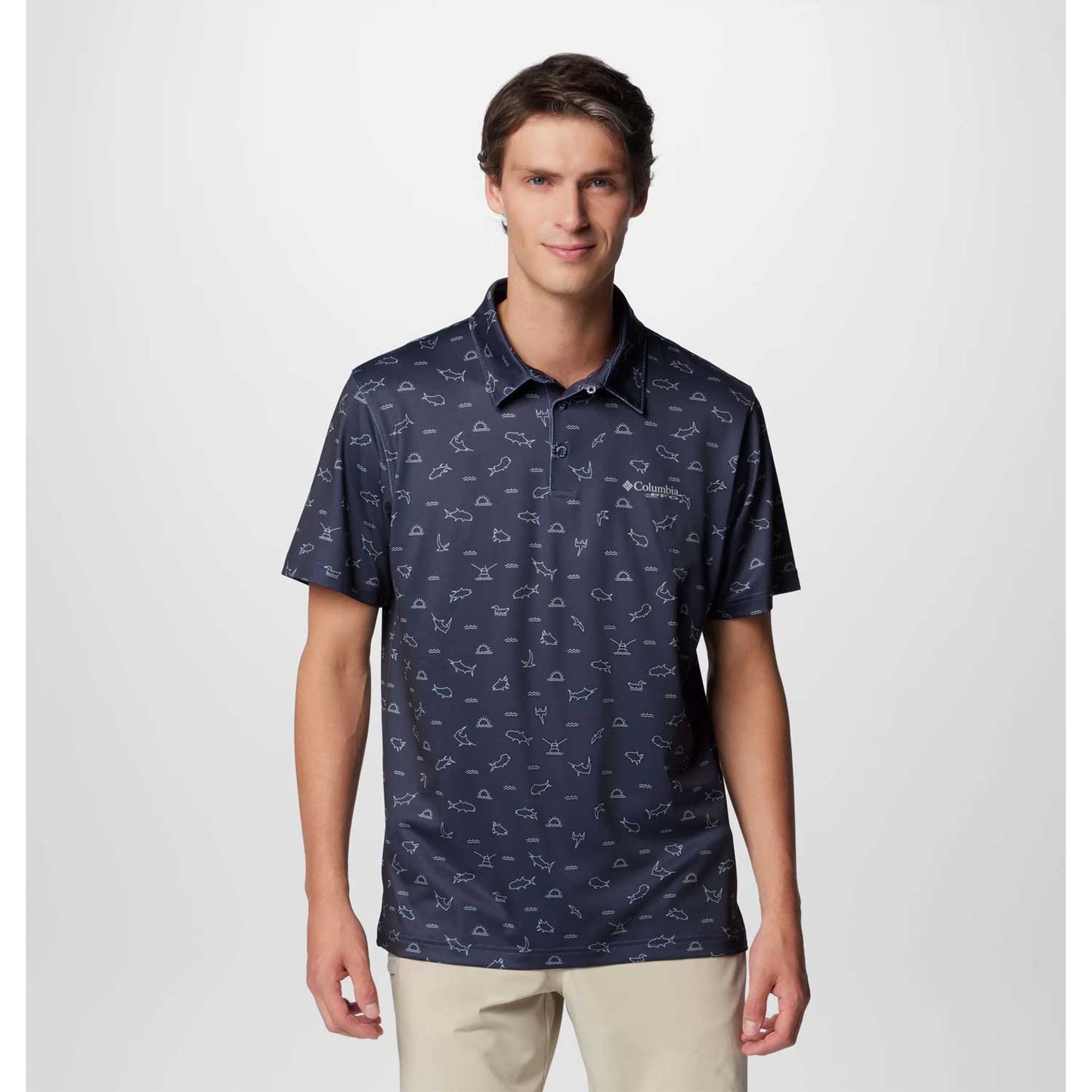 Columbia Sportswear Men's PFG Super Slack Tide Stretch Polo