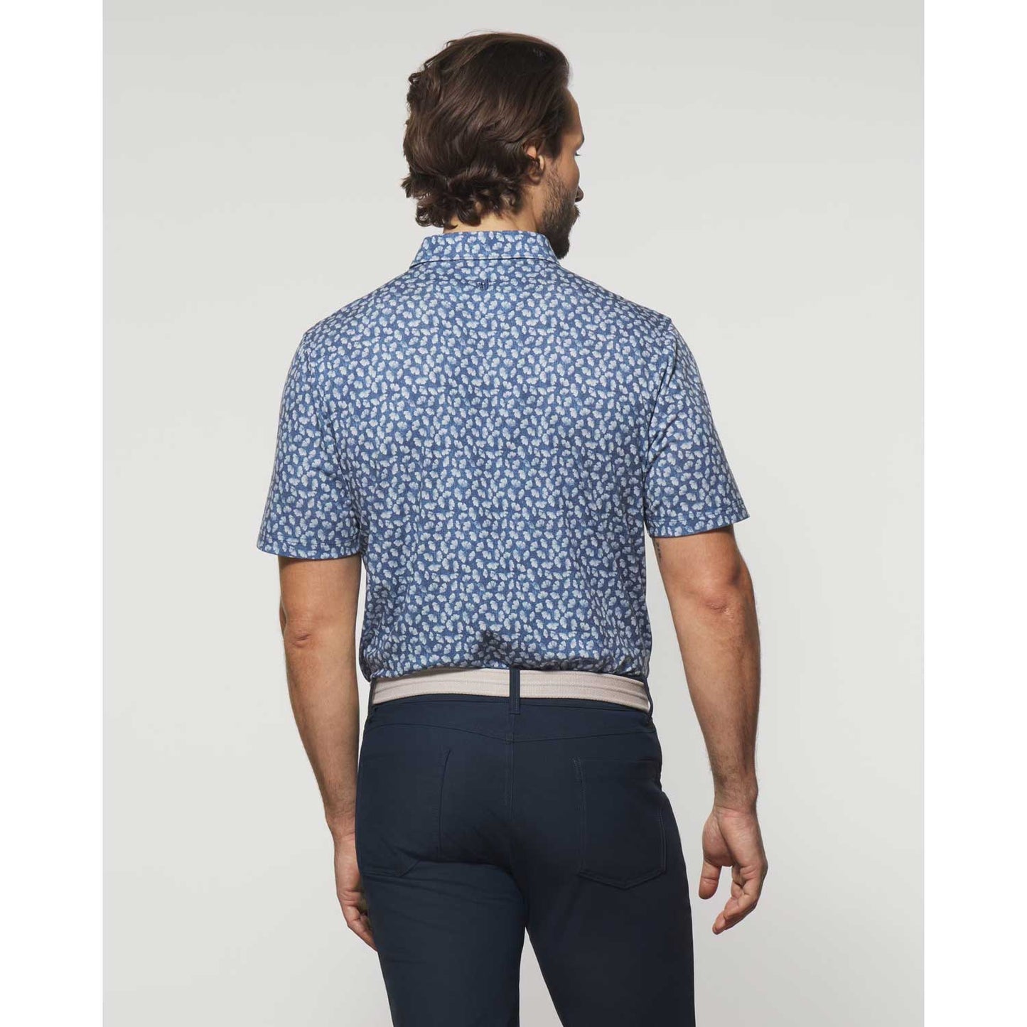 Johnnie-O Betts Printed Top Shelf Performance Polo - Lake