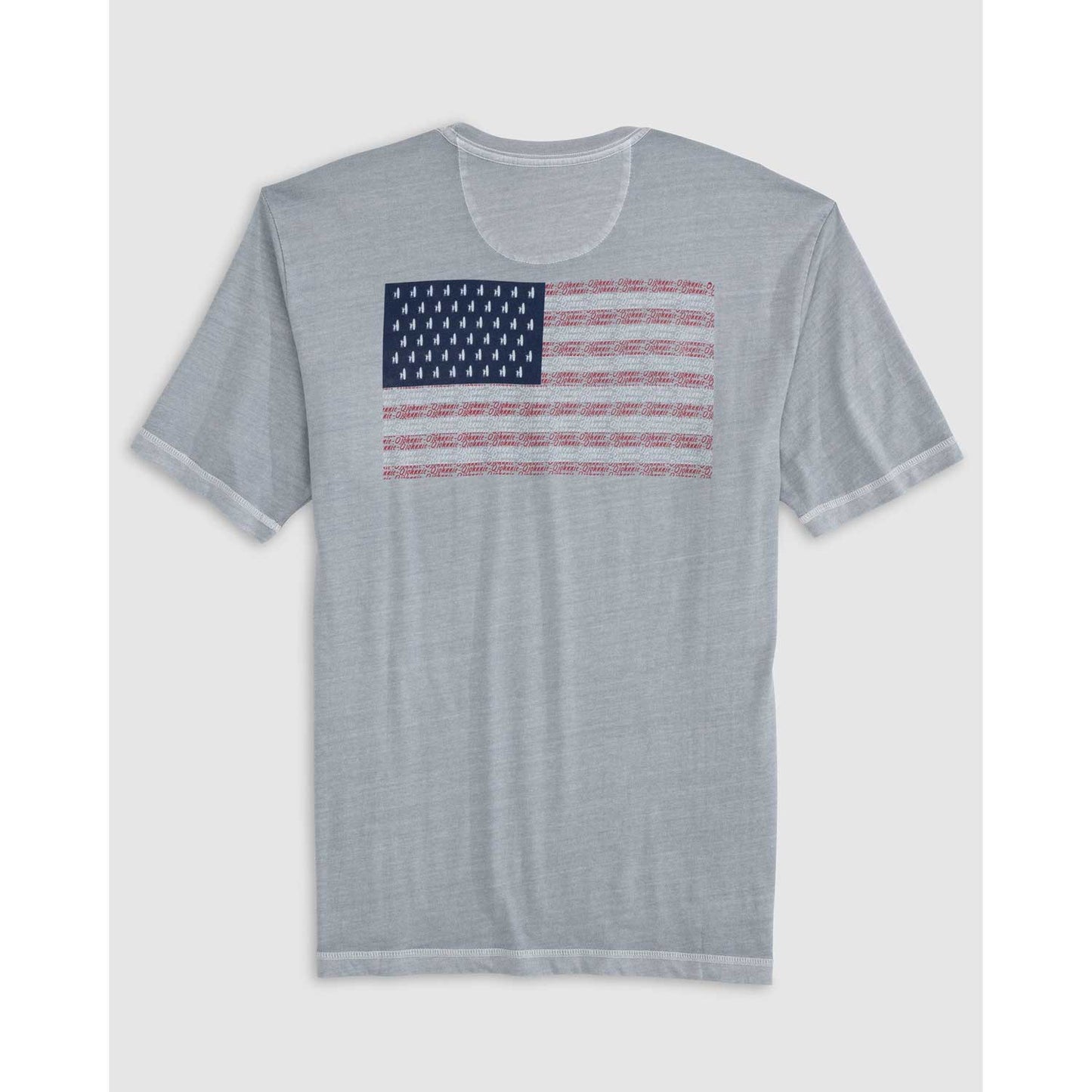 Johnnie-O JO Glory Graphic T-Shirt - Combed Cotton - Steel