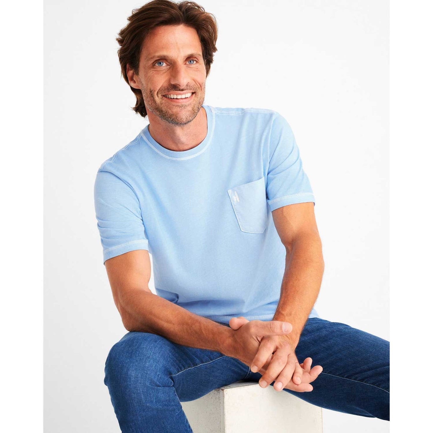 Johnnie-O Ocean Sun Graphic T-Shirt - Combed Cotton