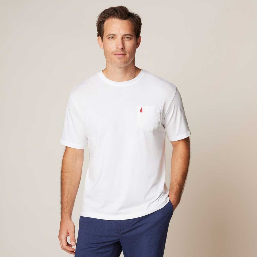 Johnnie-O Decker Logo Graphic T-Shirt - White