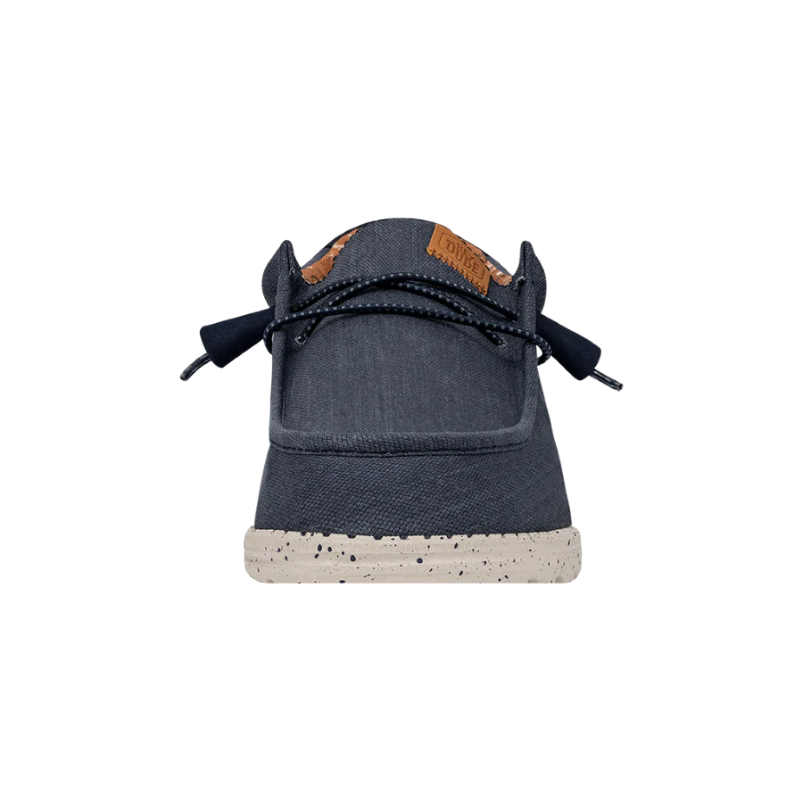 Heydude Wally Washed Canvas Men's Shoes - Navy