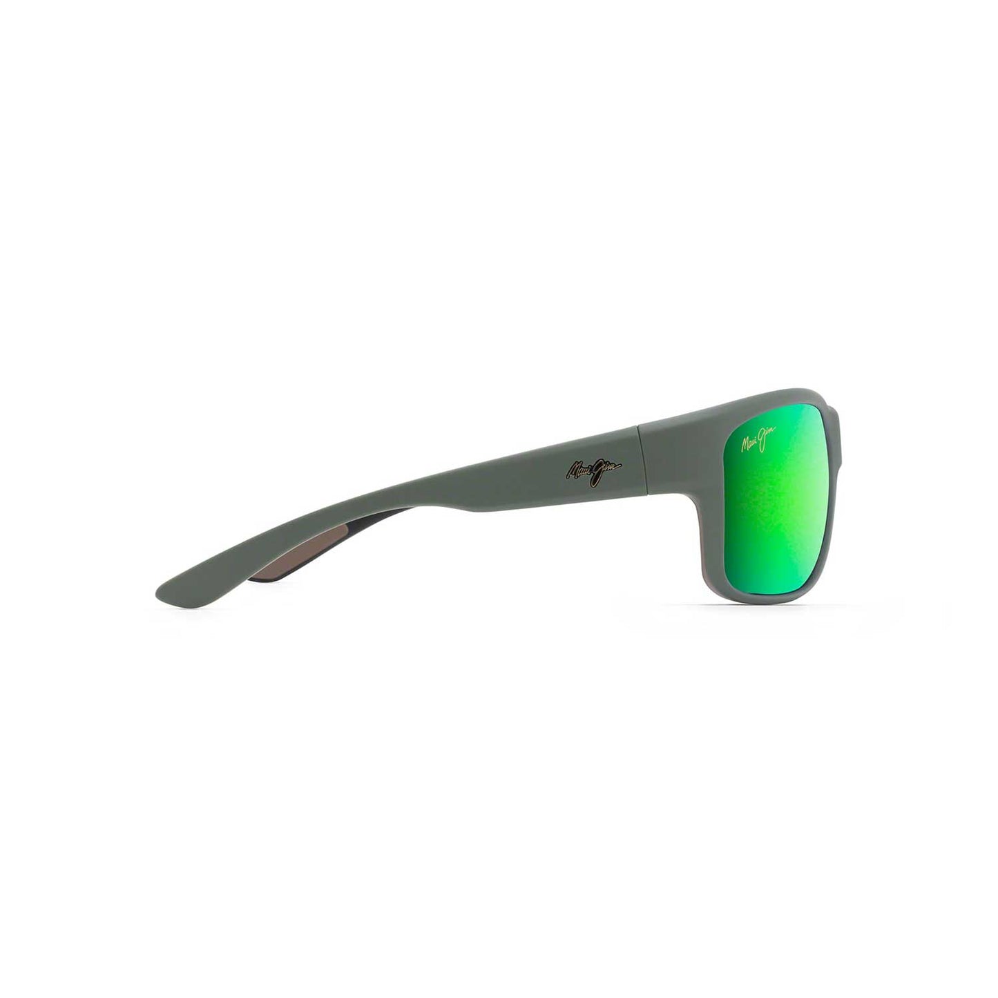 Maui Jim Sunglasses Southern Cross - Soft Matte Khaki Frame - Green Lens