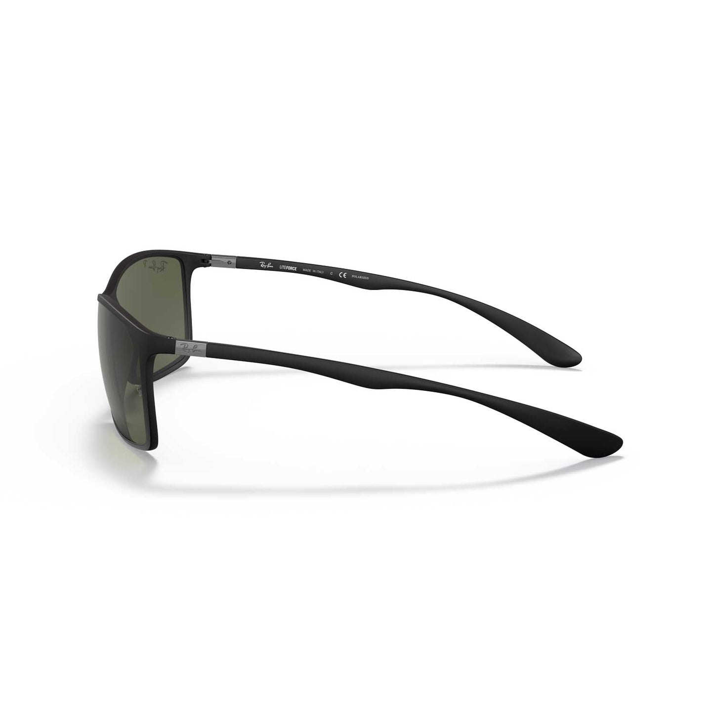 Ray-Ban RB4179 Liteforce Polarized Sunglasses - Black Frame / Green Lens