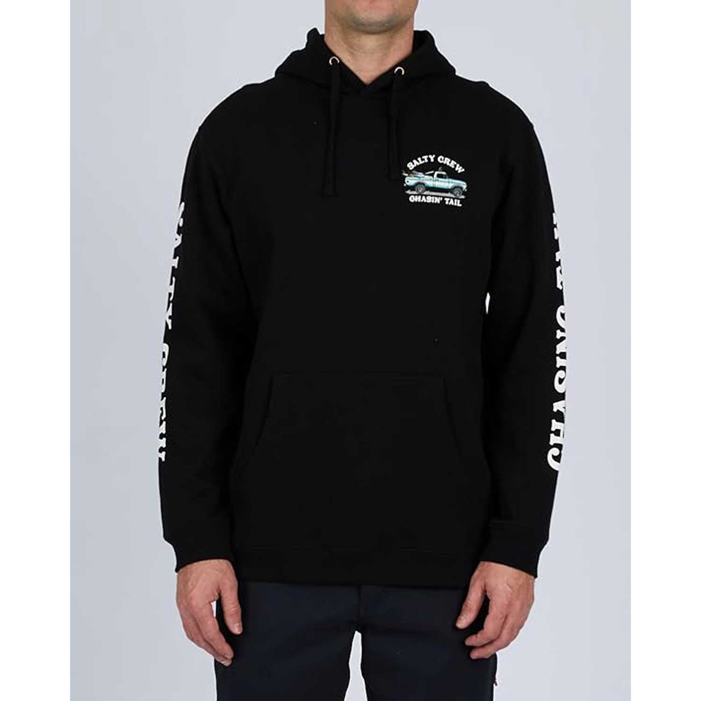 Salty Crew Men's Off Road Hooded Long Sleeve Pullover Fleece Hoodie