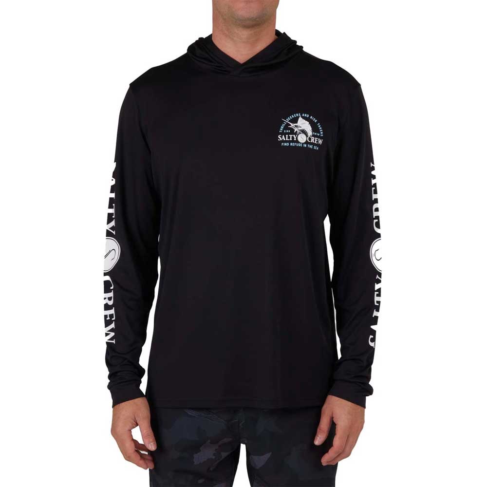 Salty Crew Men's Yaucht Club Hooded Sun Shirt