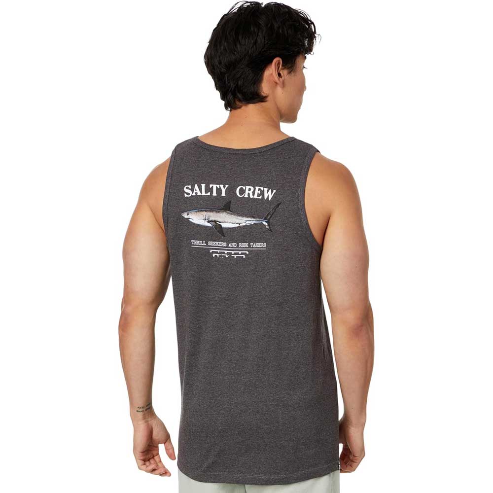 Salty Crew Bruce Athletic Heather Tank Top - Gray