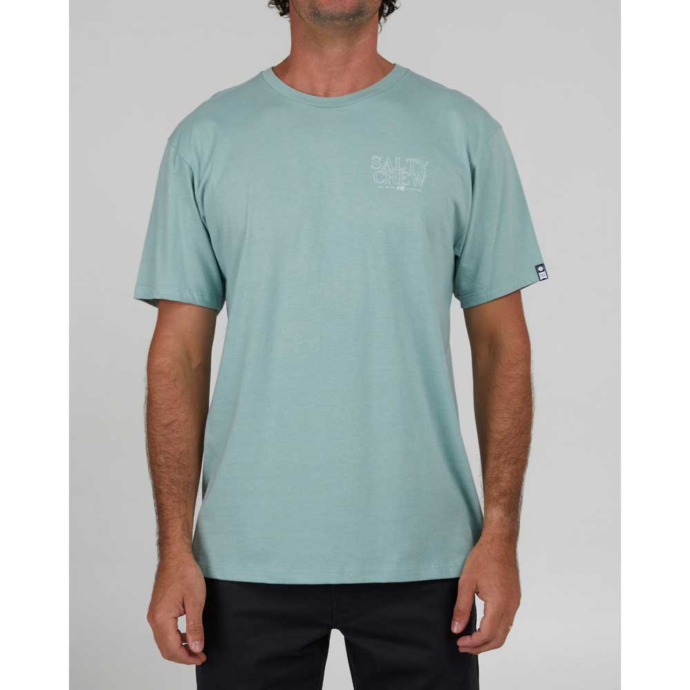 Salty Crew Brother Bruce Shark Cotton T-Shirt in Mackerel or Black