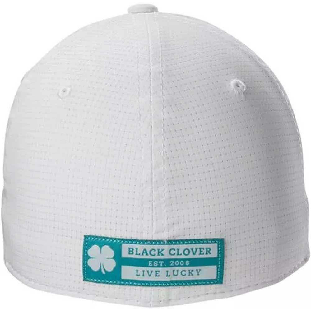 Black Clover Hallux 1 Breathable Performance Fitted Hat - White