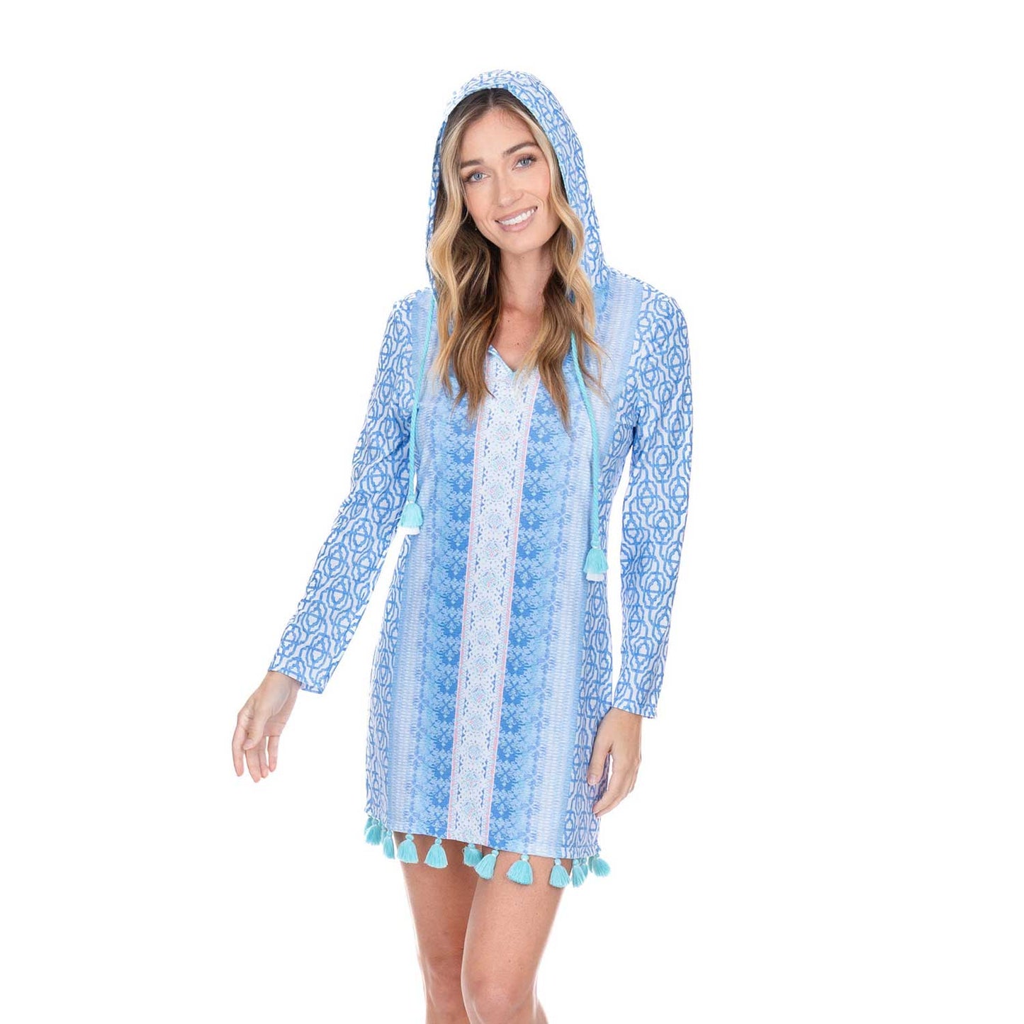 Cabana Life Lake Como Hooded Cover Up
