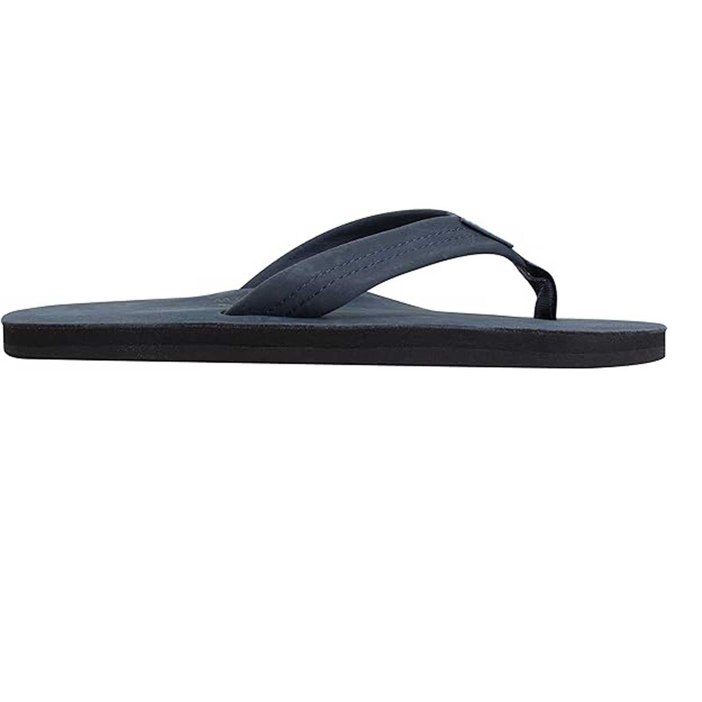Rainbow Sandals Men's Premier Leather Single with Arch Support - Black