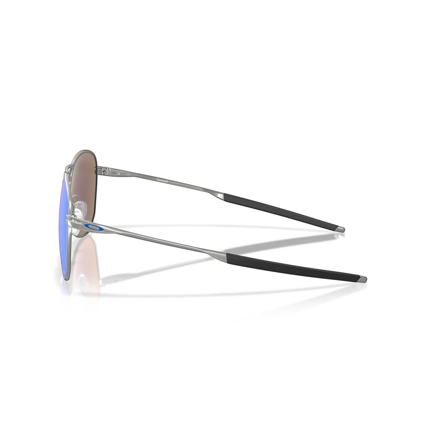 Oakley Contrail Sunglasses - Satin Chrome Frame W/Prizm Sapphire Lens