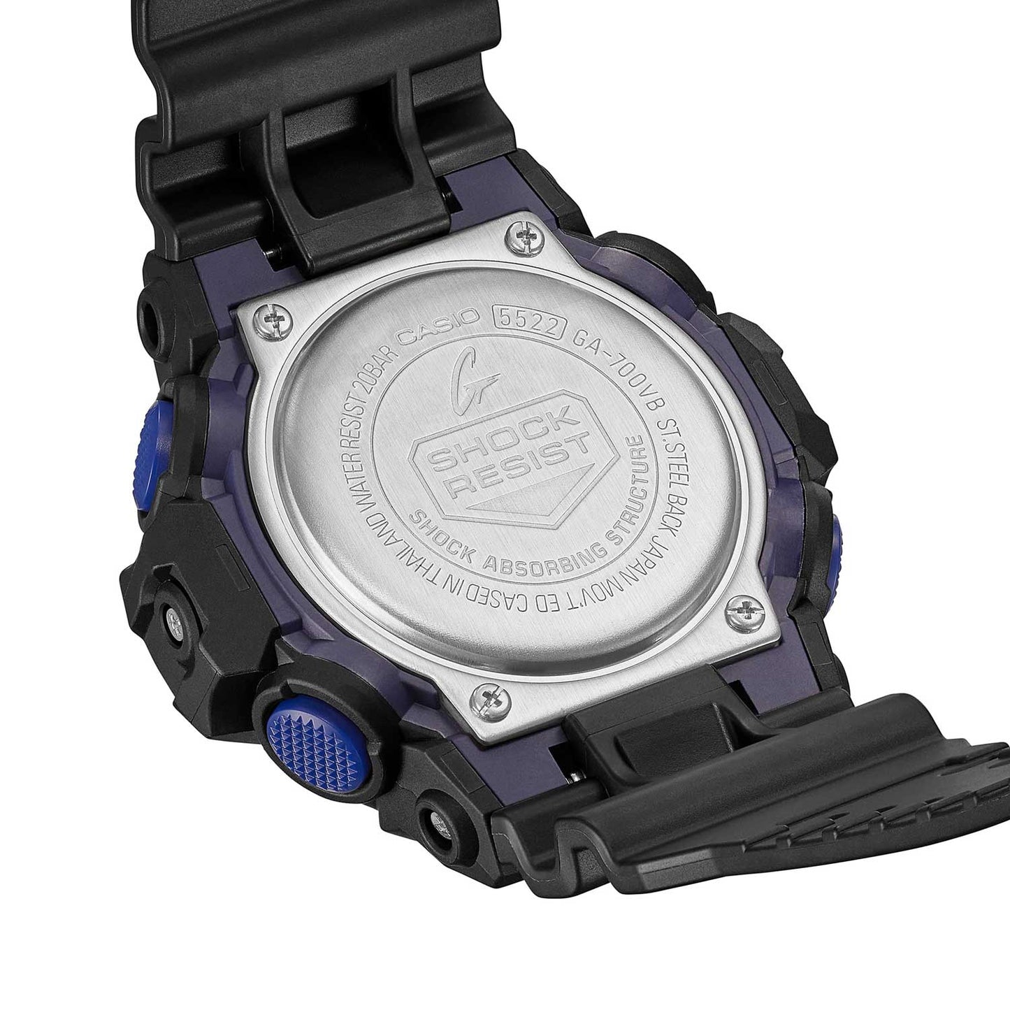 Casio G-Shock GA700VB-1A Analog\Digital Watch | Black\Blue
