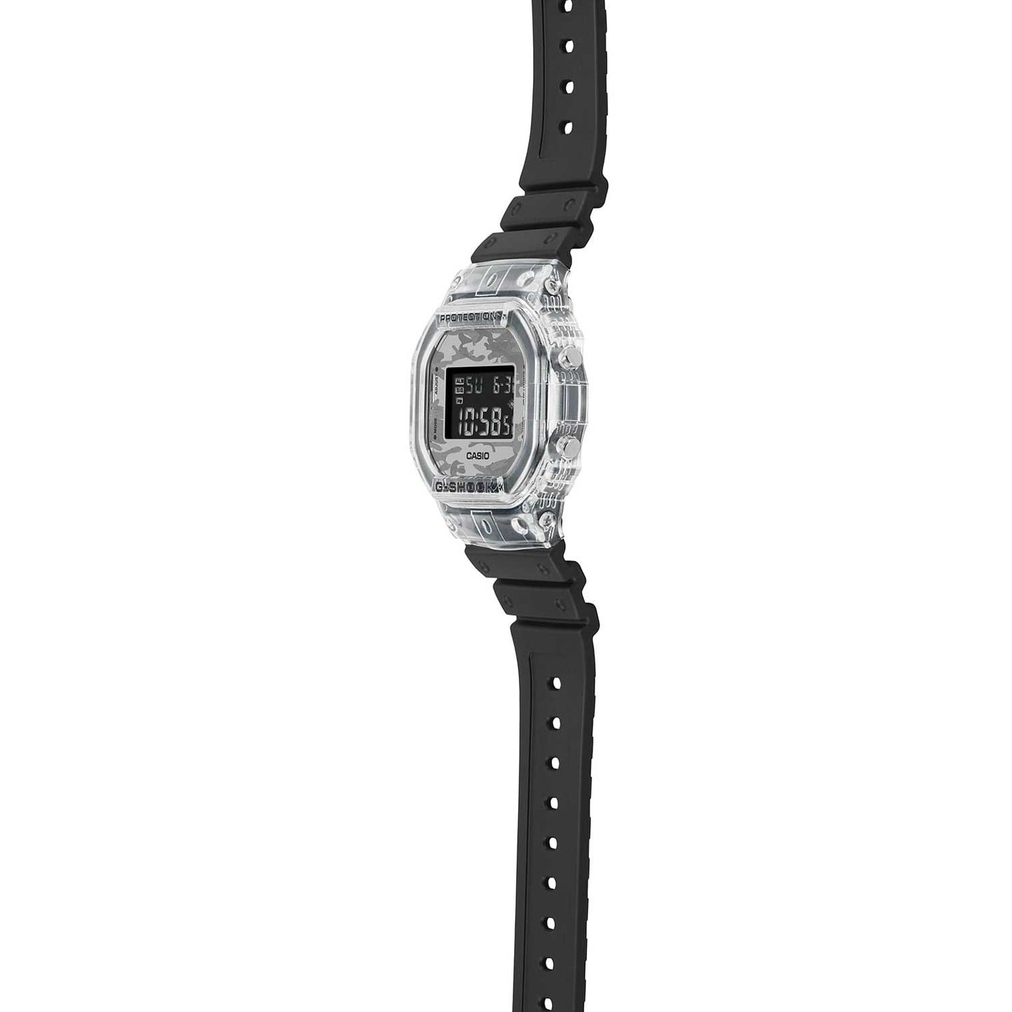 Casio G-Shock 5600 Series Digital Watch - Black and Gray - DW5600SKC-1
