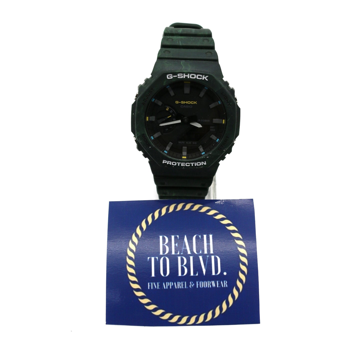 Casio G-Shock Carbon \ Resin Watch - Mystic Forest Green - Ga2100Fr-3A