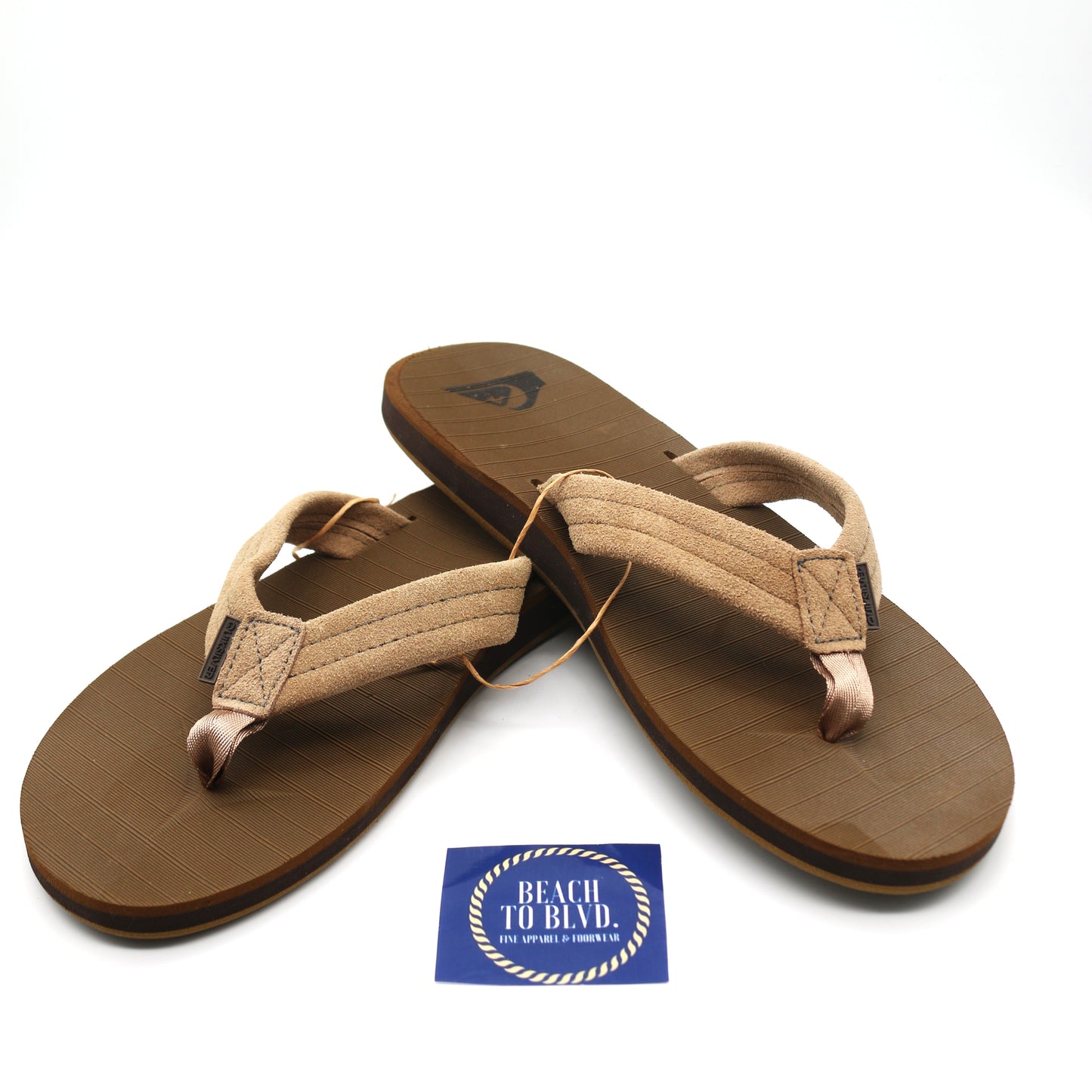 Quiksilver Mens Carver Suede Core Flip-Flop