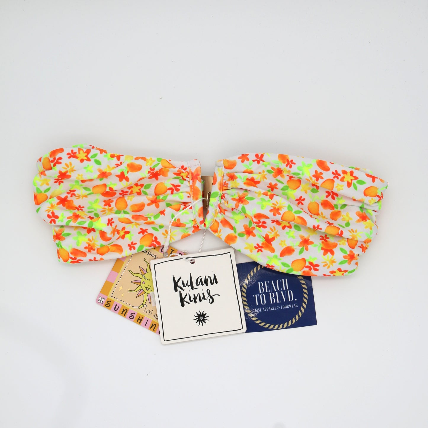 Kulani Kinis V Strapless Bandeau Bikini Top- Coco Mango