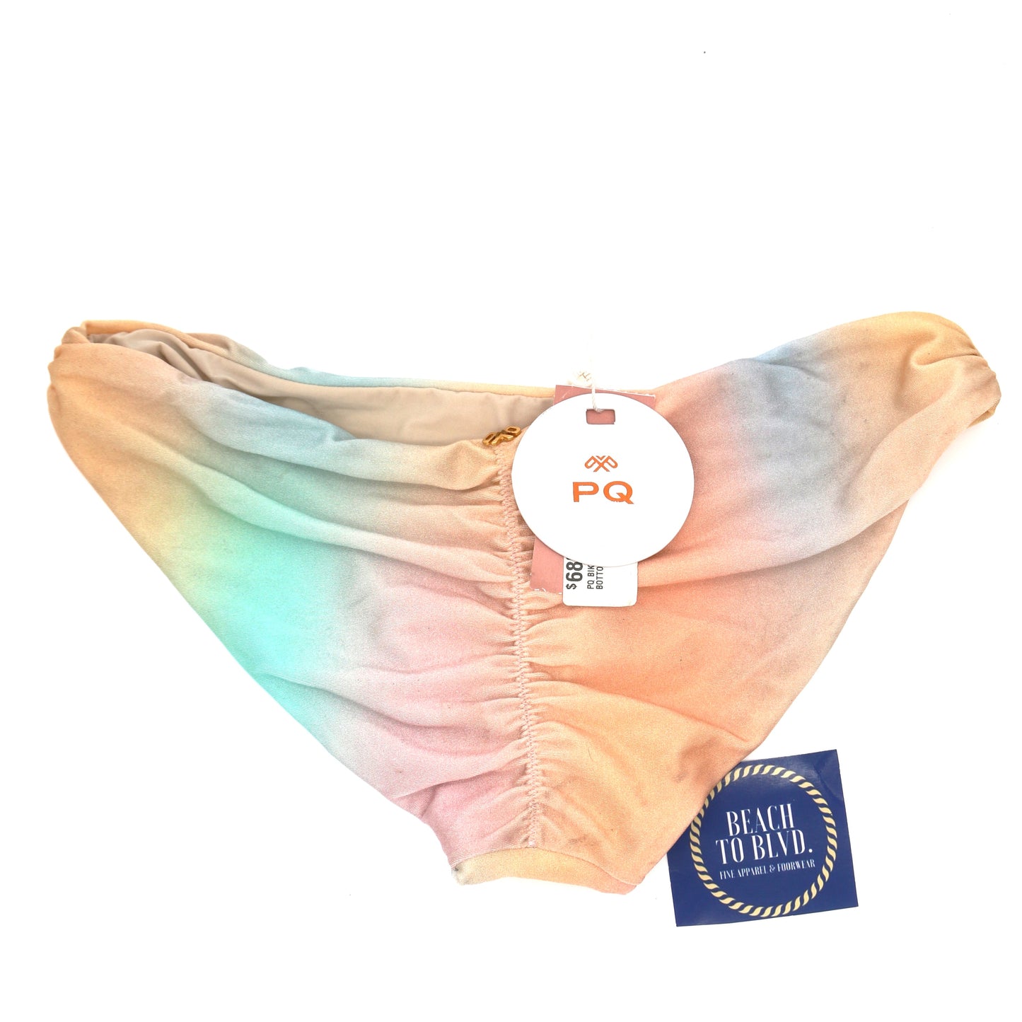 Golden Hour Basic Ruched Bottoms by PQ Swim