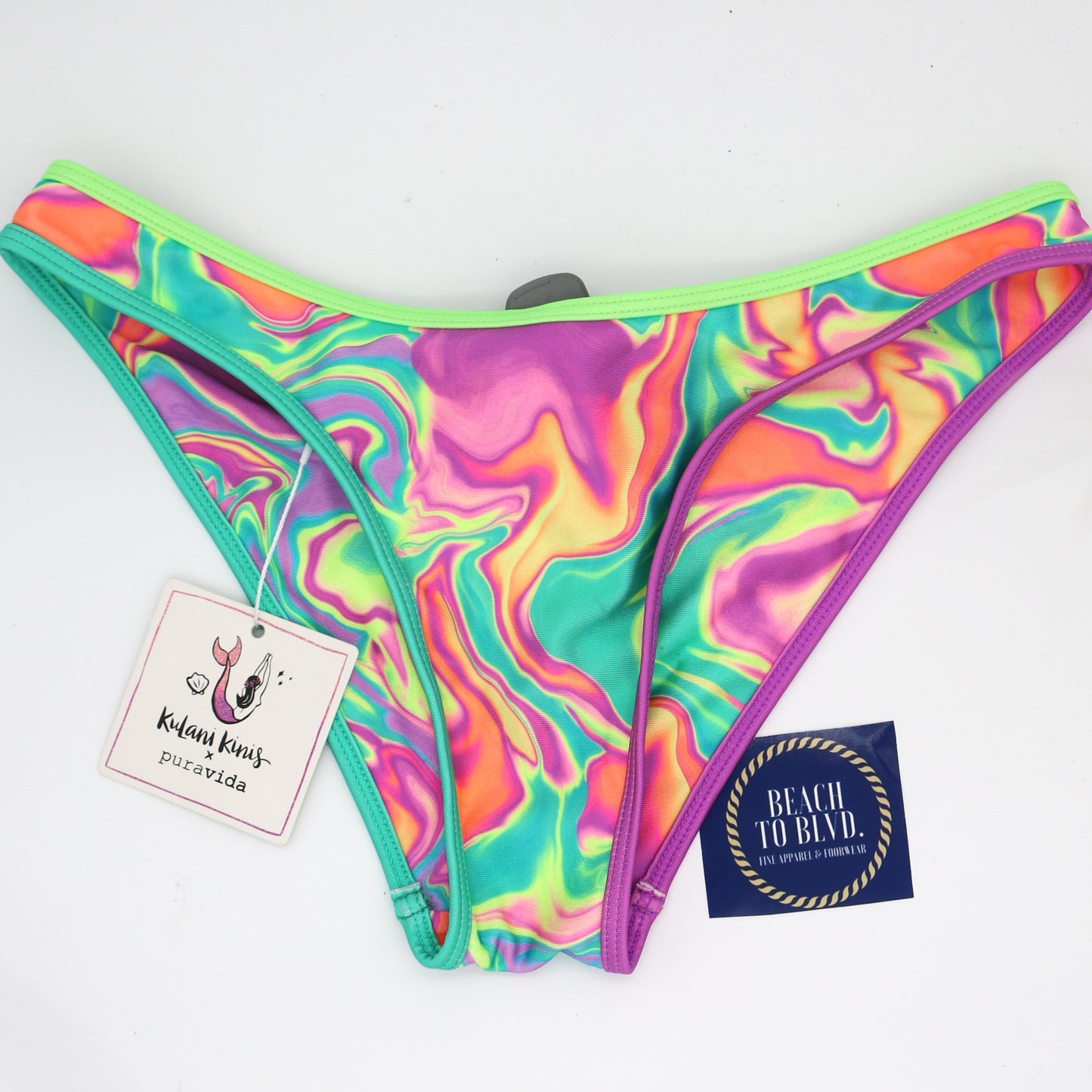 Modest Bind Full Coverage Bikini Bottom - Calypso Castaway