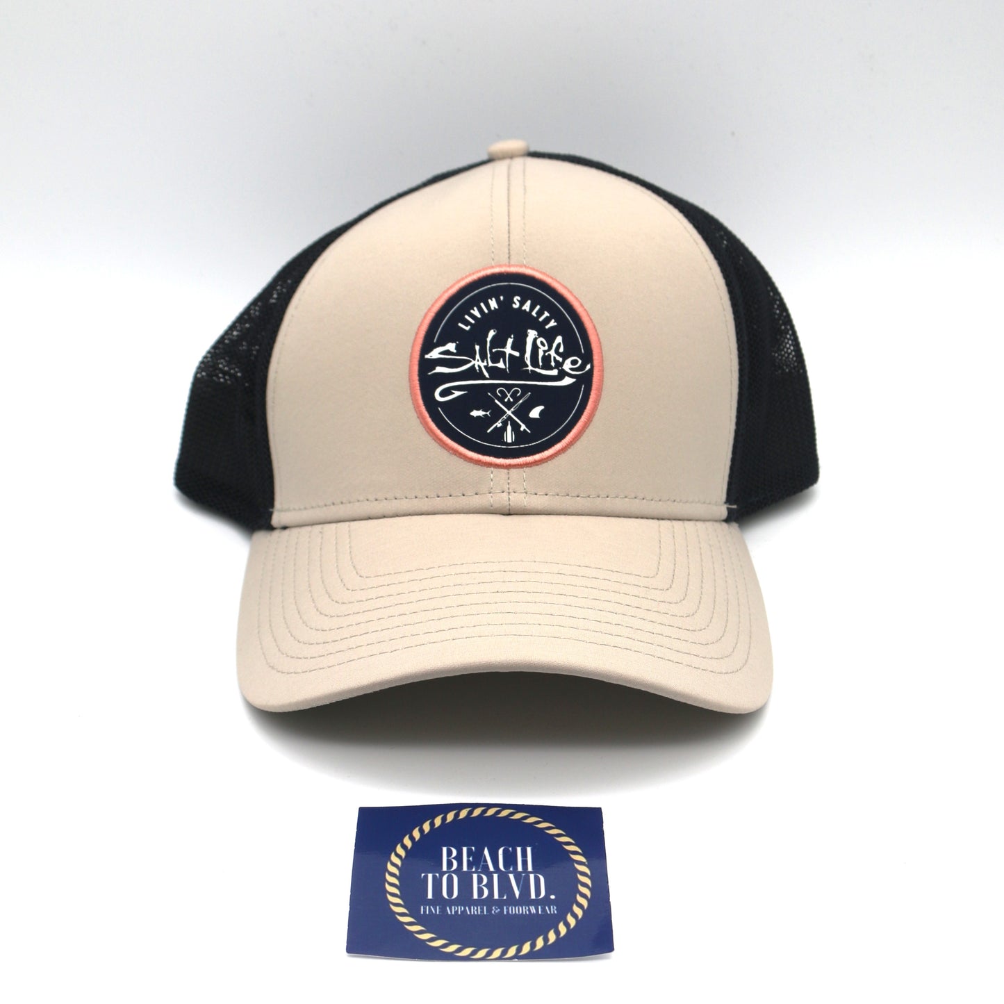 Salt Life Tan Stretch Fit Hat - SLM20337