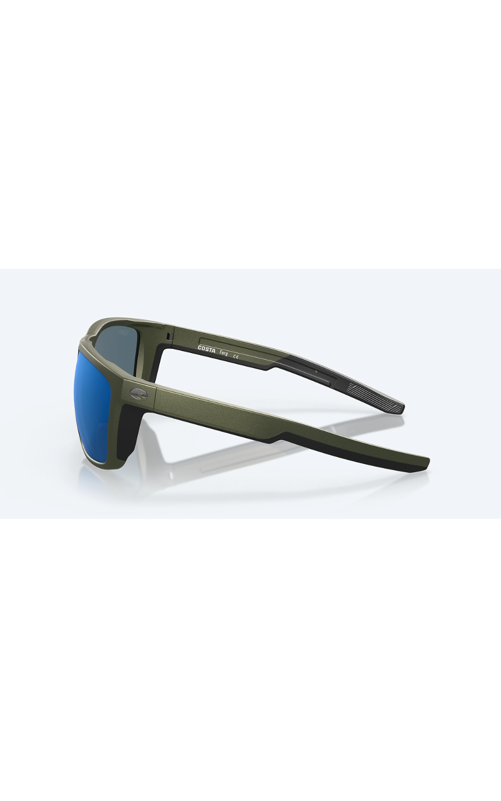 Costa Sunglasses Ferg - Moss Metallic Frame W/ Blue Mirror Lens