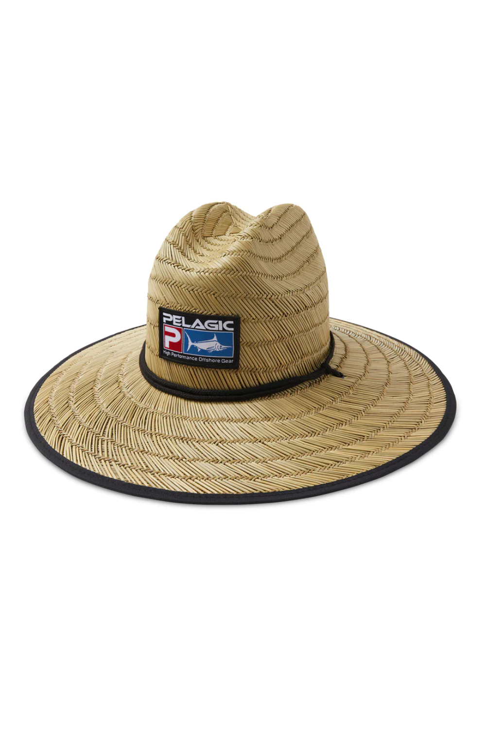 Pelagic Baja Deluxe Full-Brimmed Straw Sun Protection Hat