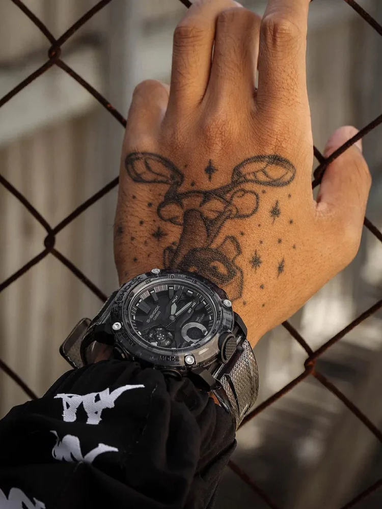 Casio G-Shock Analog \ Digital Men's Watch - Transparent/Gray - Ga2000Ske-8A