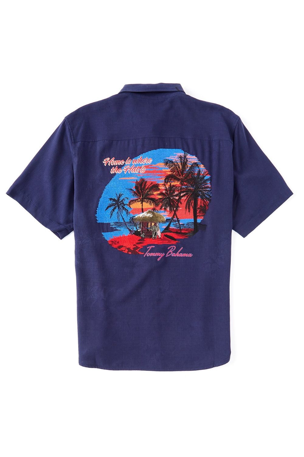 Tommy Bahama Home Is Where The Hut Is Men's Silk Camp Shirt