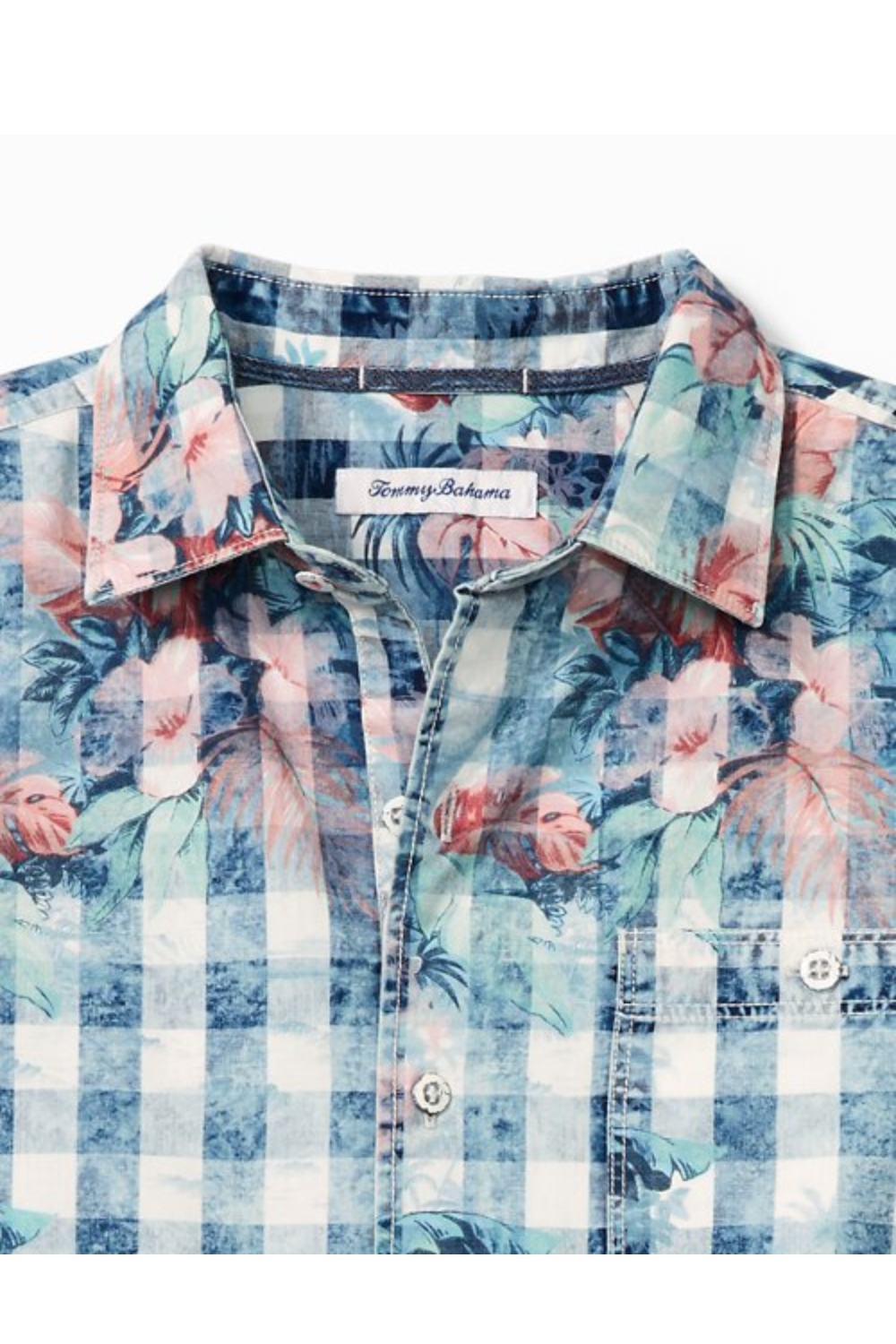 Tommy Bahama Pacific Coast Plaid Men's Long Sleeve Shirt