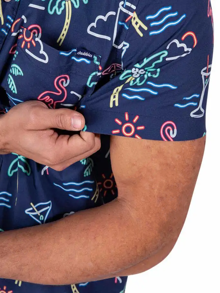 Chubbies The One Man Wolf Pack Button Shirt