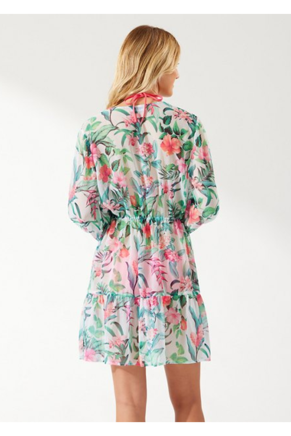 Tommy Bahama Tropi-Calling Tiered Tunic