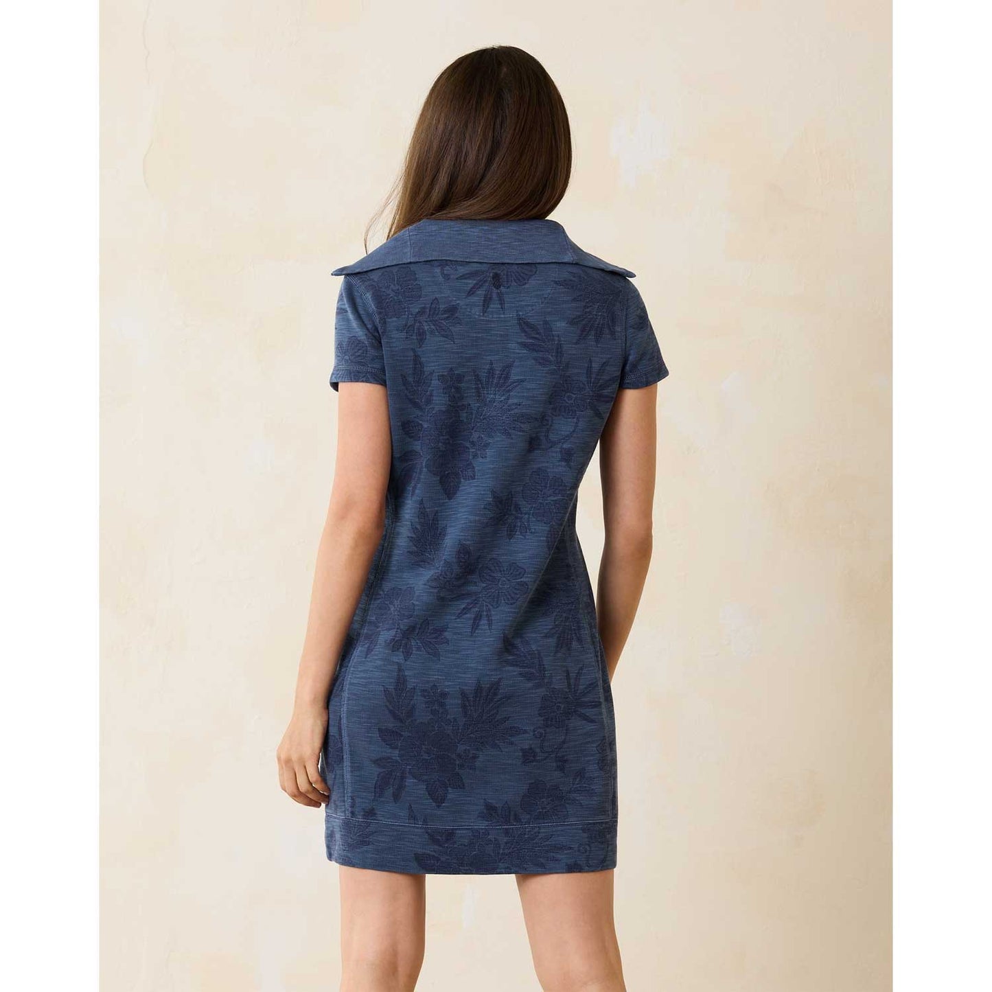 Tommy Bahama Tobago Bay Blooms Half-Zip Collared Dress