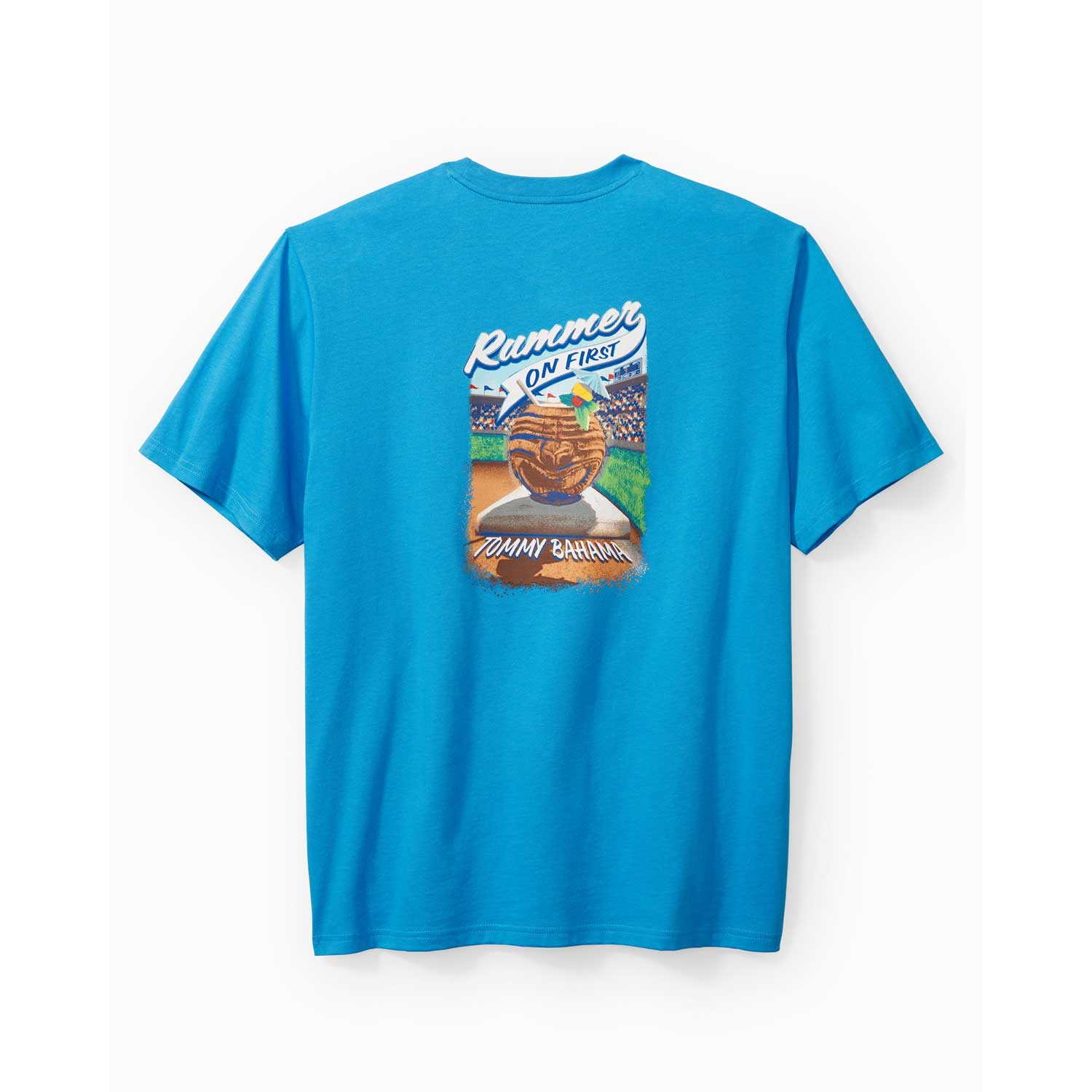 Tommy Bahama Rummer on First Graphic T-Shirt - Blue Canal - BeachToBlvd