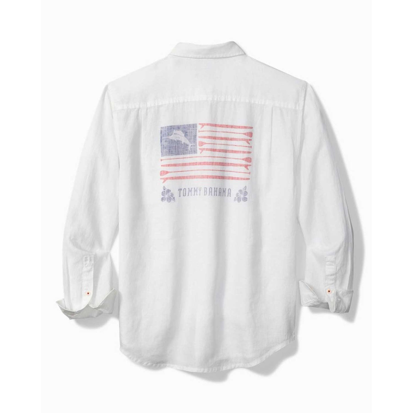 Tommy Bahama  Marlin and Stripes Linen Long-Sleeve Shirt