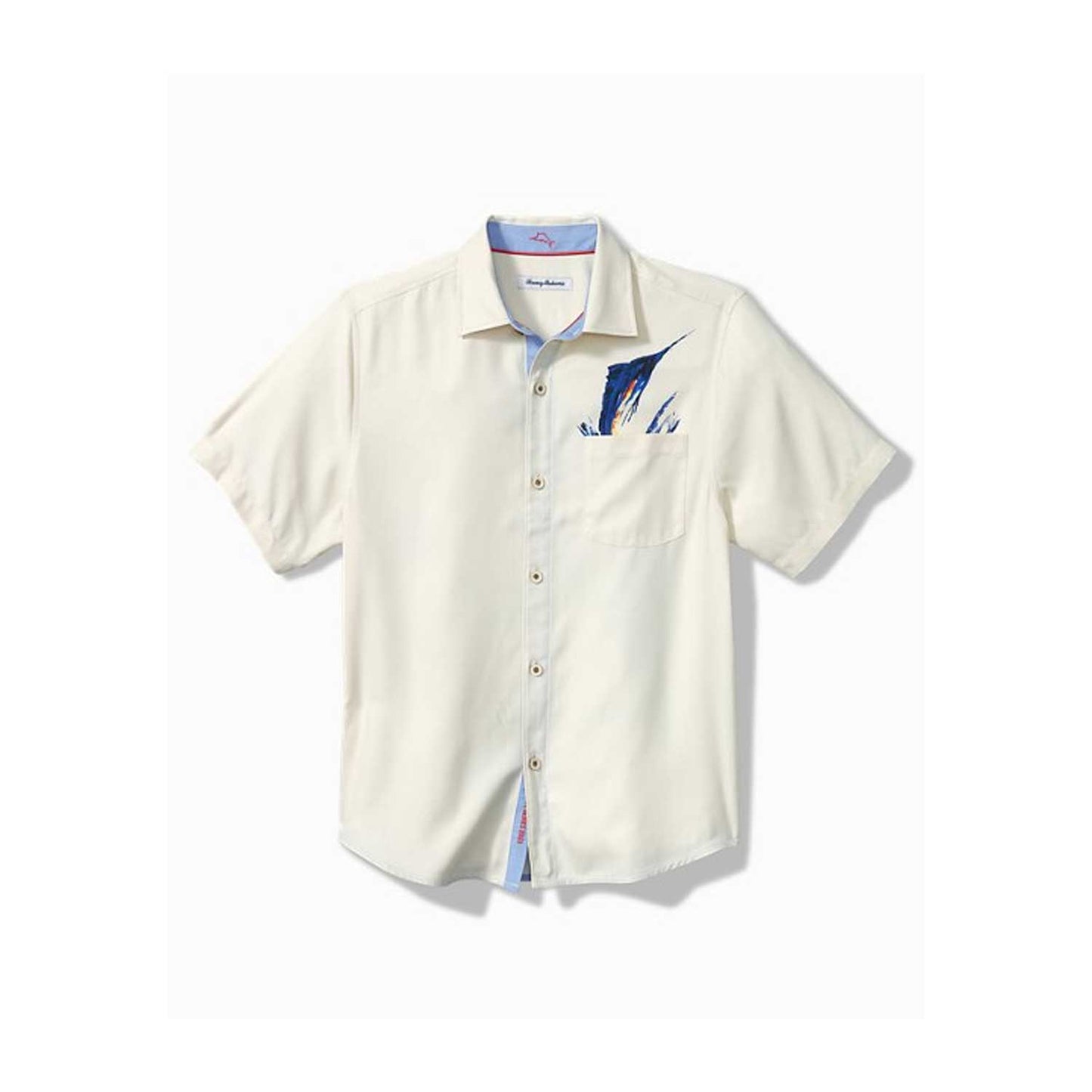 Tommy Bahama Artist Series '23 Marlin Splash Camp Shirt - White