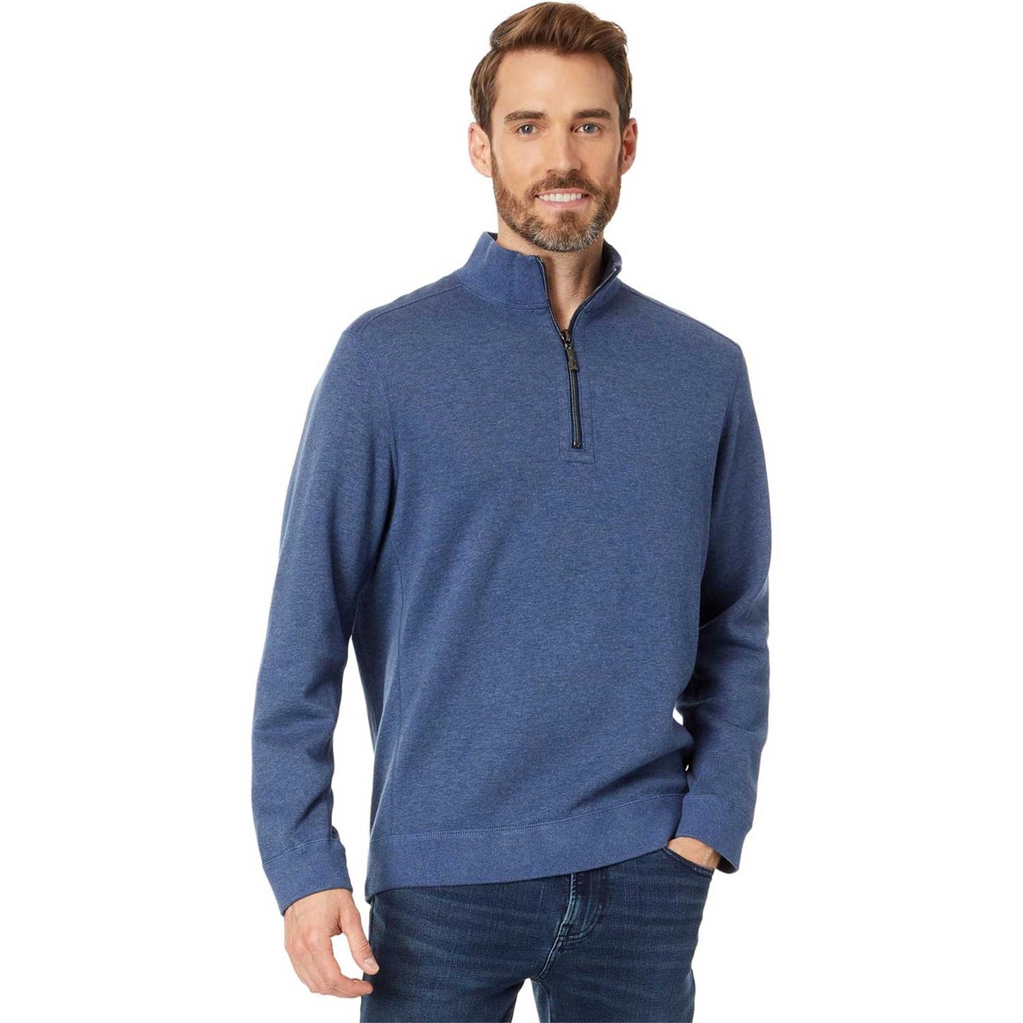 Tommy Bahama Flip Coast Reversible Half Zip Pullover Long Sleeve Shirt ...